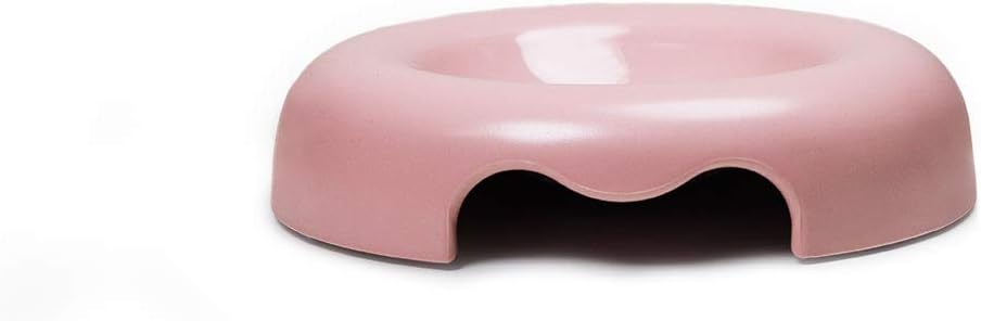 United Pets Kitty Pink Eco-Friendly Design Polypropylene Cat Feeder Small Feeder for Cats