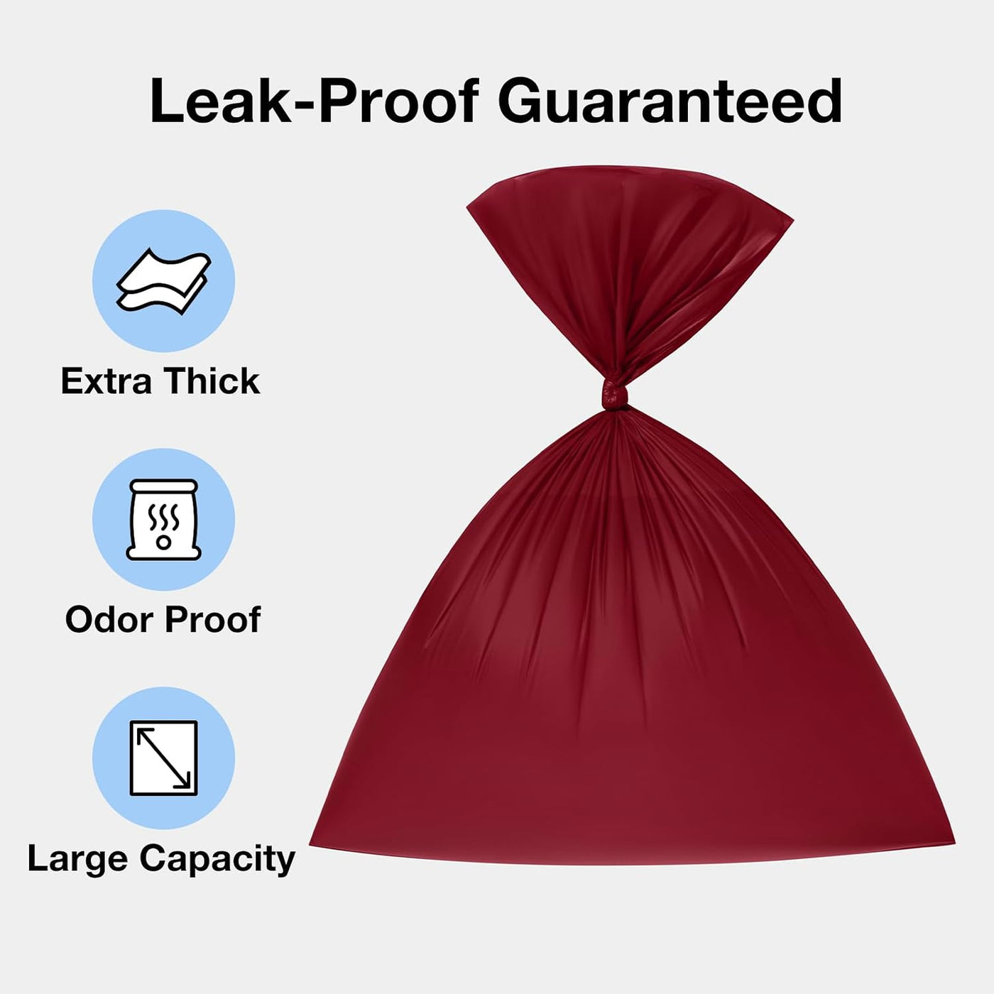 VETRESKA Dog Poop Bag Dispenser with 105 Bags, Leak Proof and Extra Thick