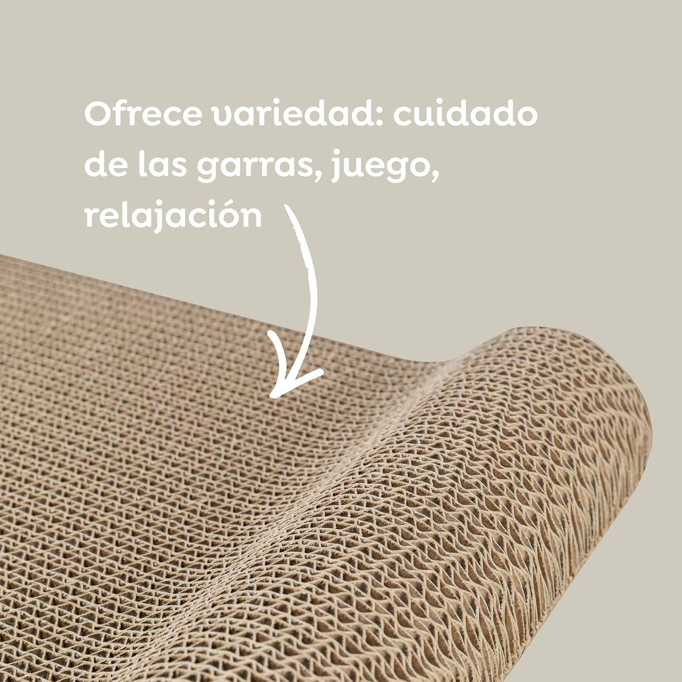 Trixie - Wild Cat Cardboard Scratcher for Cats, 41 x 24 x 7 cm, Red