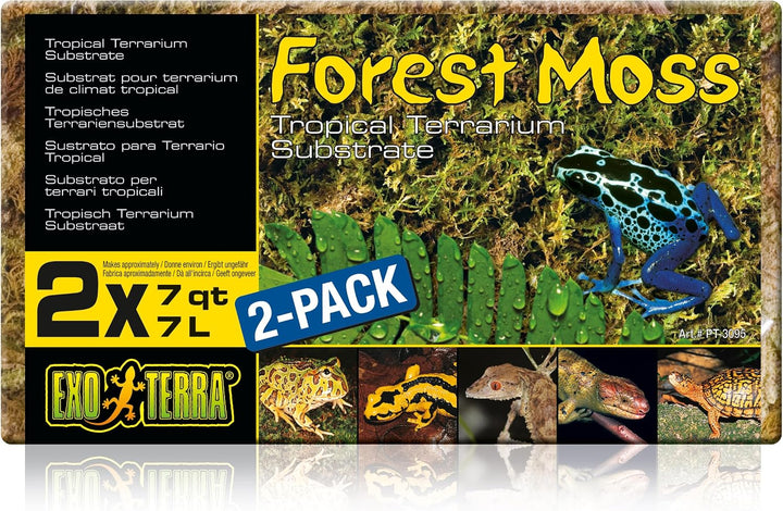 Exo Terra Forest Moss, substrato para terrário de répteis