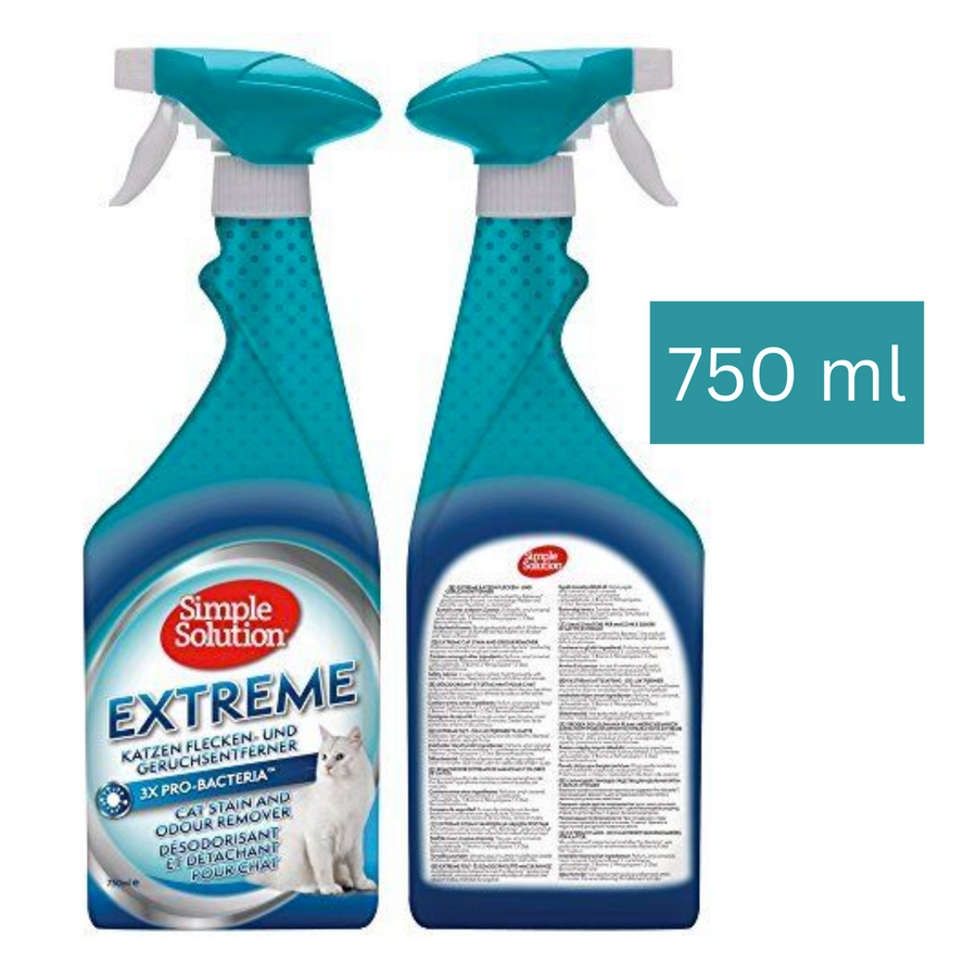 Simple Solution Extreme para gatos, removedor de manchas e odores 750 ml